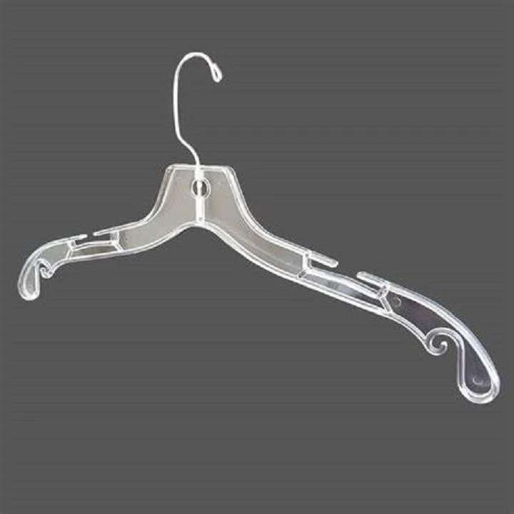 Clear plastic hangers plastic dress hangers(001)